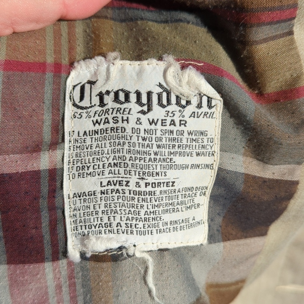 Vintage Men's Trench Coat - Picture 5 of 5